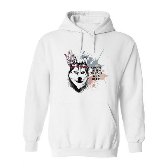 Always Listen To Your Heart. Hoodie Women -Image by Shutterstock, Female 3X-Large
