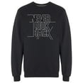 thumbnail image 1 of Always Look Forward Graphic Sweatshirt Men -Image by Shutterstock, Male x-Large, 1 of 4