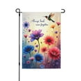 thumbnail image 1 of Always Loved Never Forgotten Memorial Floral Garden Flag 12.5x18 Inch Double Sided Flower Yard Outdoor Decoration 1 Flag, 1 of 5