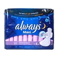 thumbnail image 1 of Always Maxi Extra Heavy Overnight Pads With Wings Unscented (Pack of 36), 1 of 1
