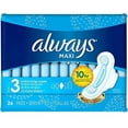 thumbnail image 1 of Always Maxi Pads with Flexi-Wings Extra Long Super 3 (Pack of 24), 1 of 1