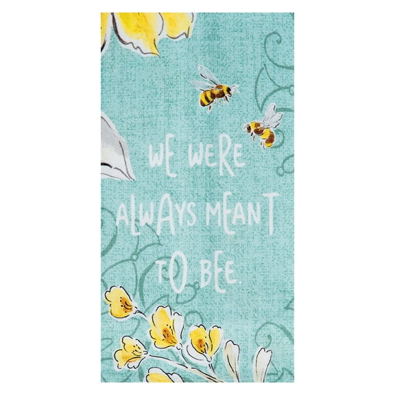 Always Meant To Be Printed Cotton Flour Sack Kitchen Towel