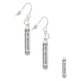 thumbnail image 1 of Always My Mother Bar Heart French Earrings, 1 of 1