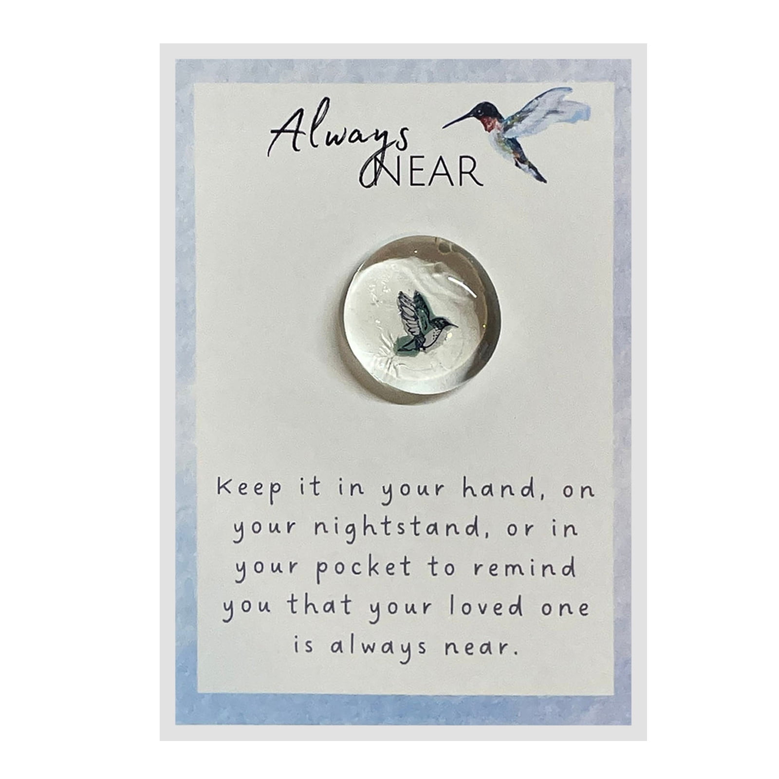 Always Near Glass Gem Angelversary Remembrance Condolence Loss Of Loved