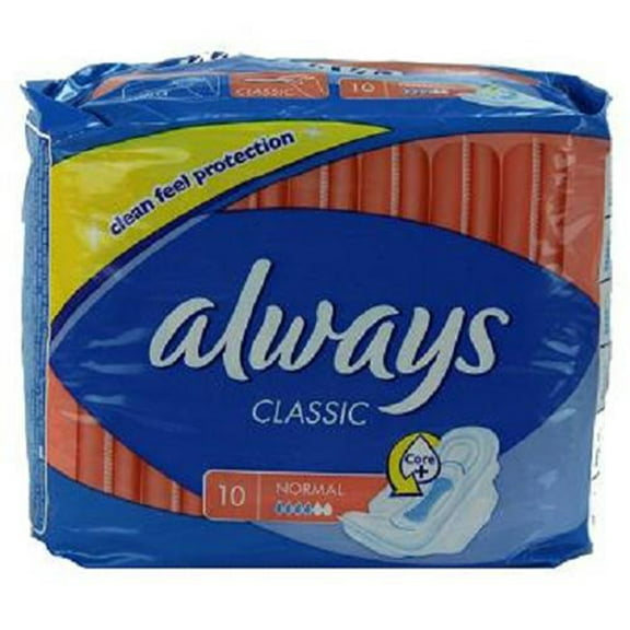 Always, Normal Classic Pads Imported , Count 1 - Feminine Sanitary Napkins / Grab Varieties & Flavors