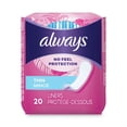 thumbnail image 1 of Always PGC08279 Thin Daily Panty Liners, Regular, 20/Pack, 24 Packs/Carton, 1 of 1
