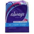 Always, Pantiliners Thin Regular Pads, Count 1 Feminine Sanitary