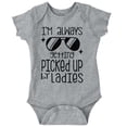thumbnail image 1 of Always Picked Up By Ladies Funny Bodysuit Jumper Boys Infant Baby Brisco Brands 12M, 1 of 6