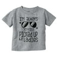thumbnail image 1 of Always Picked Up By Ladies Funny Youth T Shirt Tee Boys Infant Toddler Brisco Brands 6M, 1 of 5