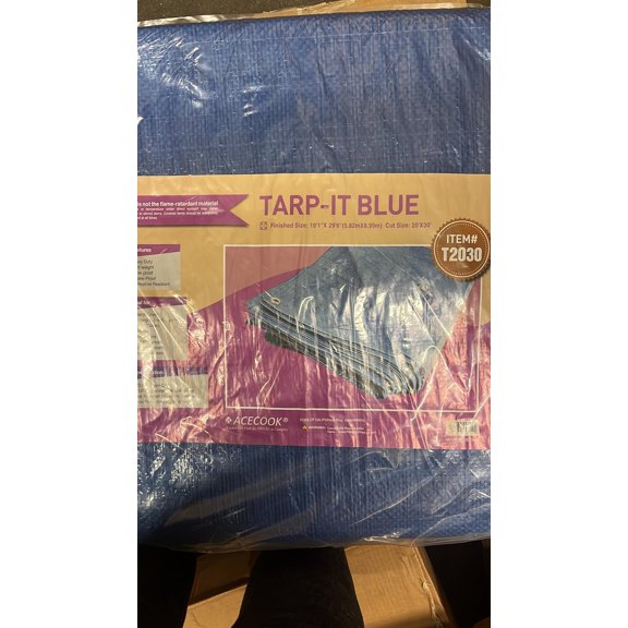 Always Quality Blue 20 ft x 30 ft, Poly Tarp