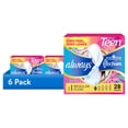 thumbnail interactive-video image 1 of (6 pack) Always Radiant Teen Pads, Size 1, Regular, with Wings, Unscented, 28 Count, 1 of 15