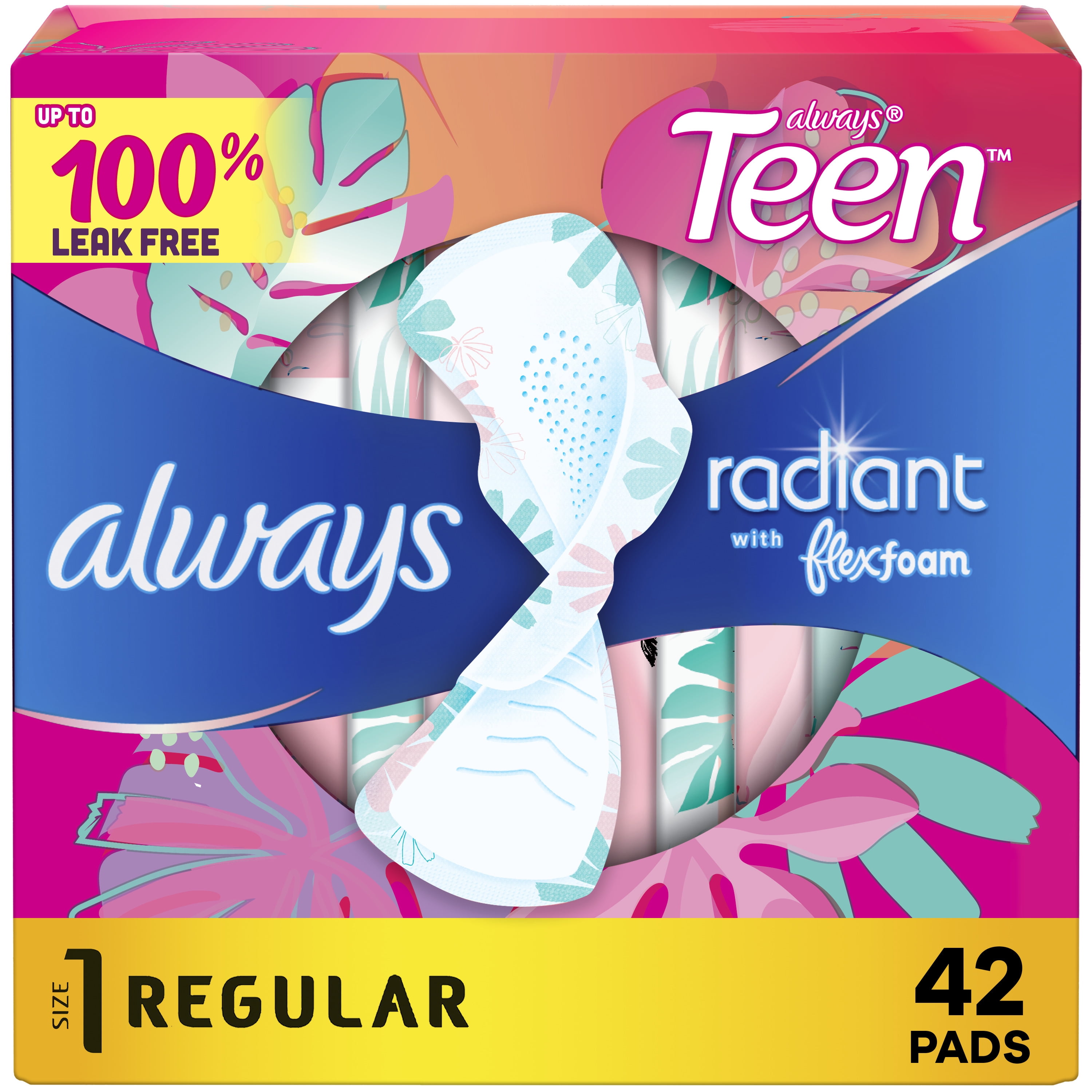 Always Heavy Absorbency Pads with Wings Size 3 14ct - Delivered In