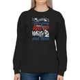 thumbnail image 1 of Always Red White Blue Sweatshirt Women -Image by Shutterstock, Female 4X-Large, 1 of 7