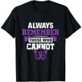 thumbnail image 1 of Always Remember Those Who Cannot - Alzheimer's Awareness T-Shirt, 1 of 4
