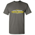 thumbnail image 1 of Always Remember You're Unique Just Like Everyone Else Humor Sayings Sarcastic Graphic Shirt Christmas Birthday Gift Apparel For Mens Funny T Shirt, 1 of 5