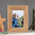 thumbnail image 1 of Always Remembered Personalized Wooden Picture Frame 4" x 6" Brown (Vertical), 1 of 1