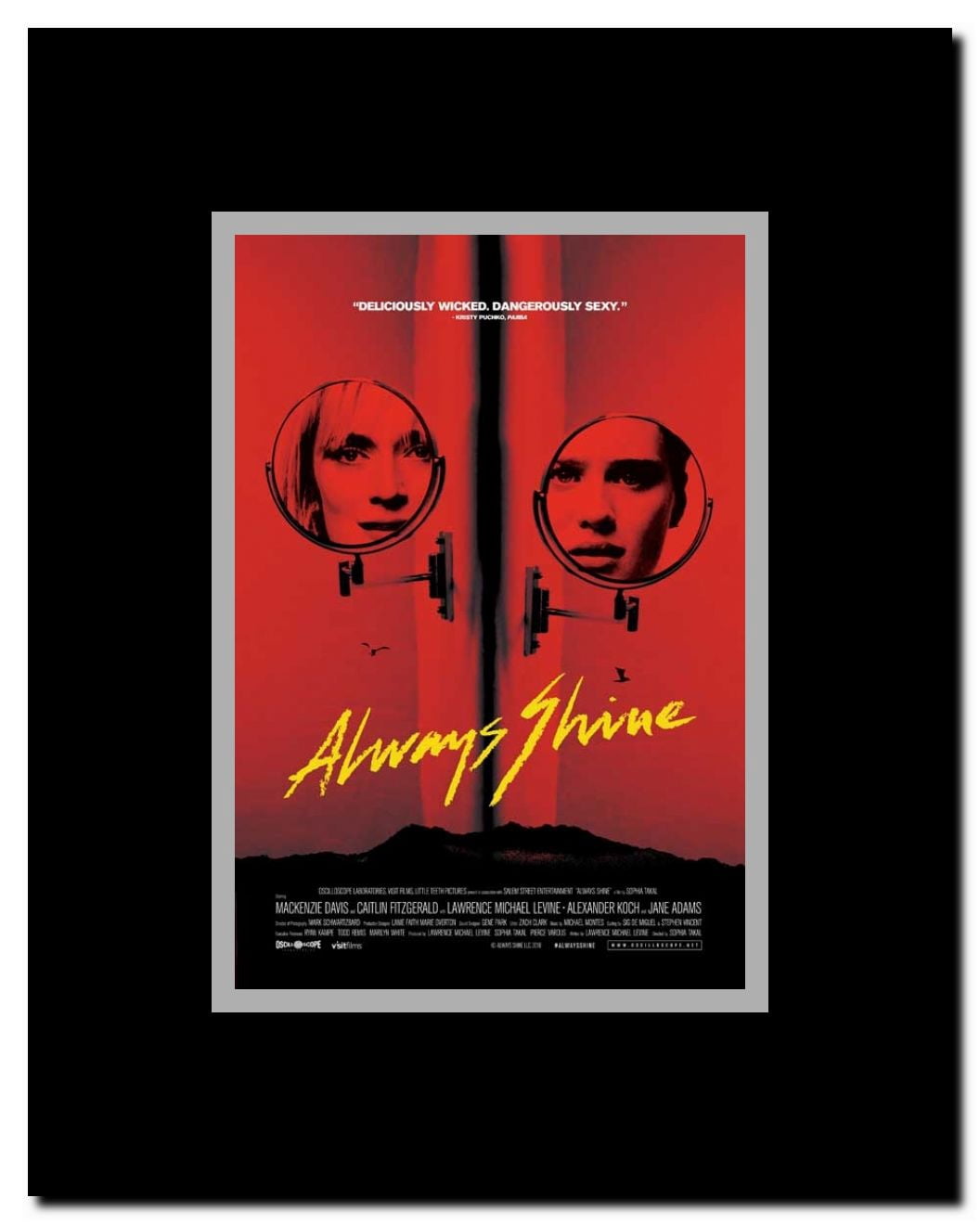 Always Shine Framed Movie Poster