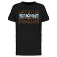 thumbnail image 1 of Always Smile Design T-Shirt Men -Image by Shutterstock, Male Medium, 1 of 2