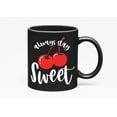 thumbnail image 1 of Always Stay Berry Sweet Pun, Black 11oz Ceramic Mug, 1 of 5