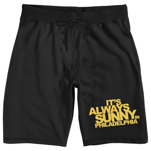Always Sunny in Philadelphia Title Logo Men's Heather Gray Sleep Pants-Medium