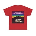 thumbnail image 1 of Always Take The Scenic Route RV Heavy Cotton T-Shirt, 1 of 6