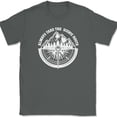 thumbnail image 1 of Always Take The Scenic Route T-Shirt Funny Adventure Trip Camping Tee - Charcoal, S, 1 of 1