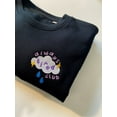 thumbnail image 1 of Always Tired Club Embroidered Crewneck Sweatshirt, 1 of 3
