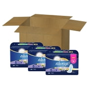 Always Ultra Thin Overnight Pads, Winged, Unscented, Size 5, 72 ct