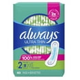thumbnail image 1 of Always Ultra Thin Pads Long without Wings Unscented, Size 2, 40 ea, 1 of 1