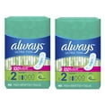 thumbnail image 1 of Always Ultra Thin Pads, Unscented, Size 2, 40 count -2 Pack, 1 of 11