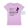 thumbnail image 1 of Always be yourself Unless you can be a Mermaid Then Always be a Mermaid - wallsparks Brand - Youth Young Girls Juniors Slim Fit Soft Tee Shirt - Fun Trendy Tee, 1 of 3