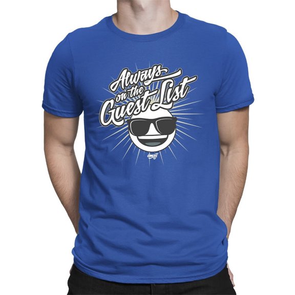 Always VIP - Guest List Cool Retro Emoji Party Men's T-shirt