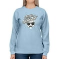 thumbnail image 1 of Always VIP - Guest List Cool Retro Emoji Party Women's Sweatshirt, 1 of 4