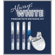 Always White - 3 Premium Teeth Whitening Touch-up Pens 2ml each 1 Remineralization Pen - White Light LED ! Professional 35% Gel Whiten - Whiten your teeth on the Go