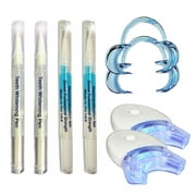 Always White Professional 22% Whitening Kit for two! + 2 FASTER Accelerator Led Lights with attached trays! At Home System! Made in USA!