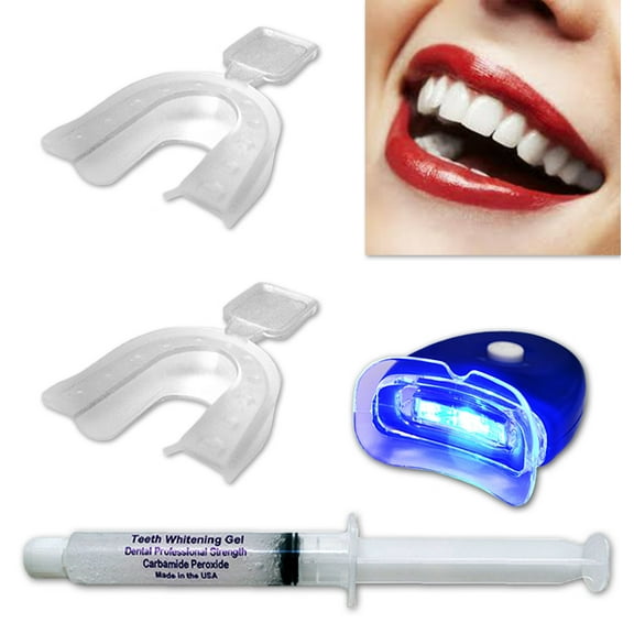 Always White Teeth Whitening Advanced System Kit, (1) 10ml 35% Carbamide Peroxide, LED Light and Tray