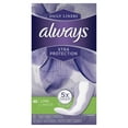 thumbnail image 1 of Always Xtra Protection Long Daily Liners, Unscented 40 Ct, 1 of 9
