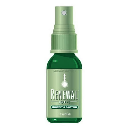 Always Young IGF-1 Renewal Growth Factor Homeopathic Spray, 1 Oz, 3 Pack