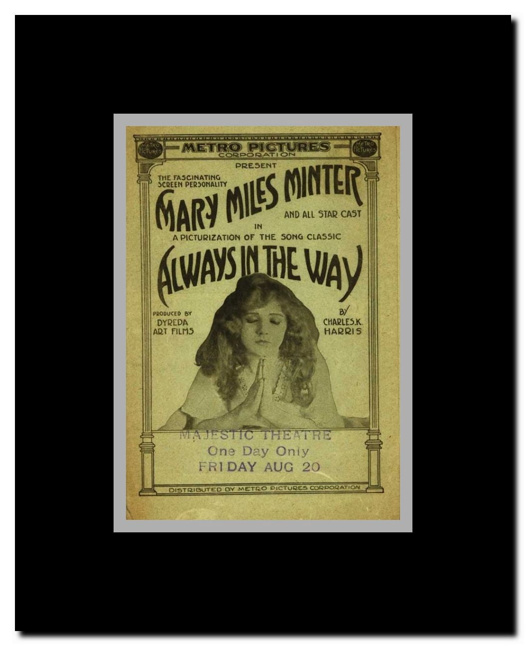 Always in the Way Framed Movie Poster