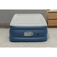 AlwayzAire Flocked Top Air Mattress Twin with Builtin Dual Pump