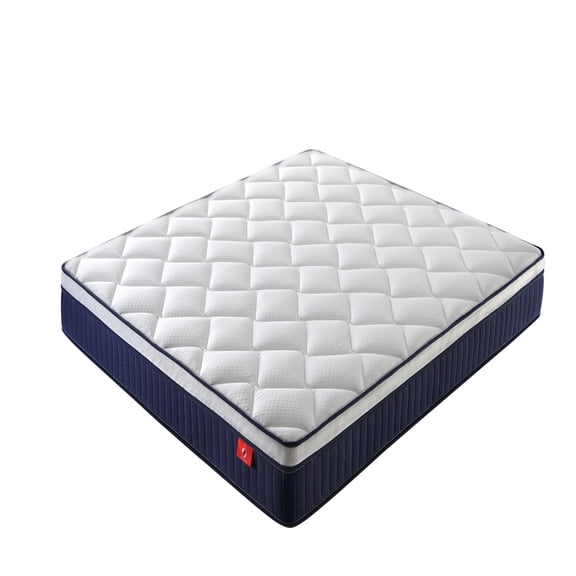 Alwyn Home Innerspring Mattress Medium Hybrid Mattress in a box With Certipur-US Certified Pocket Spring, Pressure Relief, and Motion Isolation