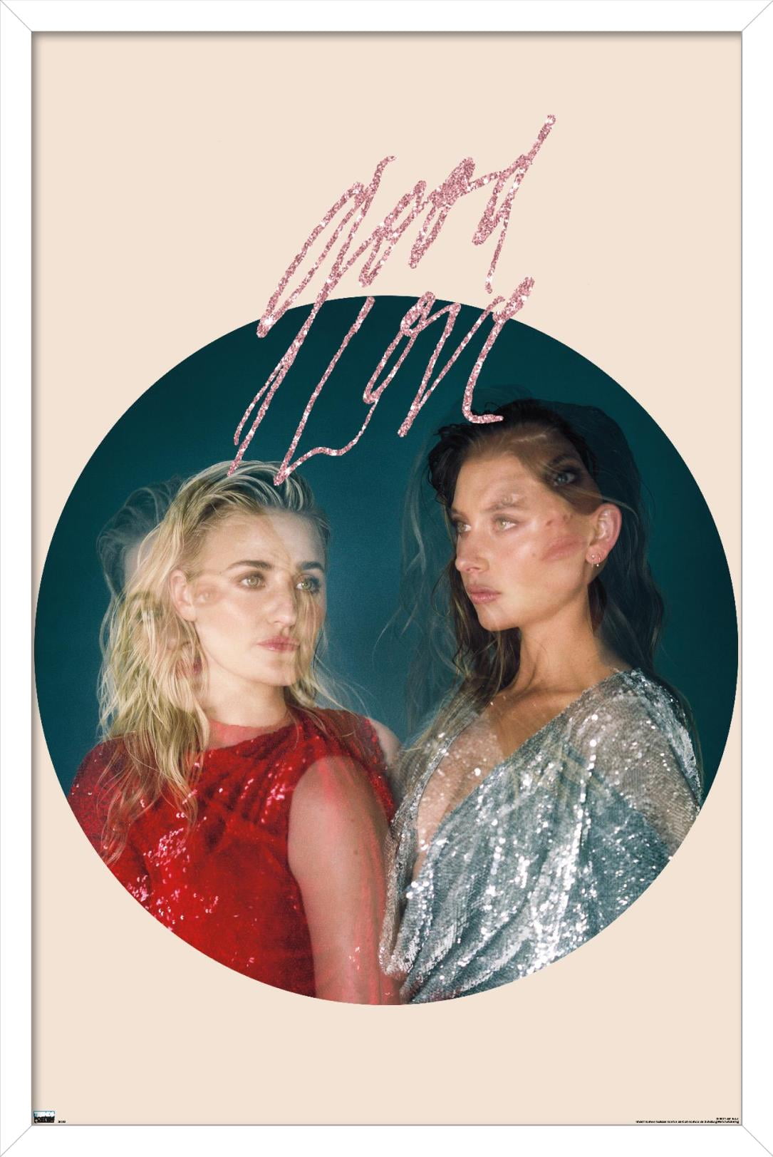 Aly & AJ - Circle Wall Poster, 22.375" x 34", Framed