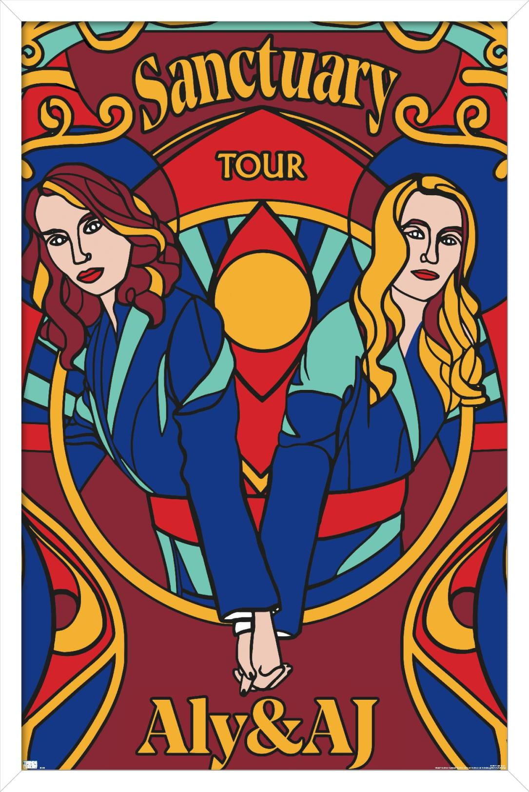 Aly & AJ - Sanctuary Wall Poster, 14.725" x 22.375", Framed