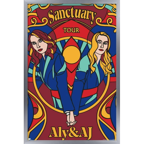 Aly & AJ - Sanctuary Wall Poster, 22.375" x 34", Framed
