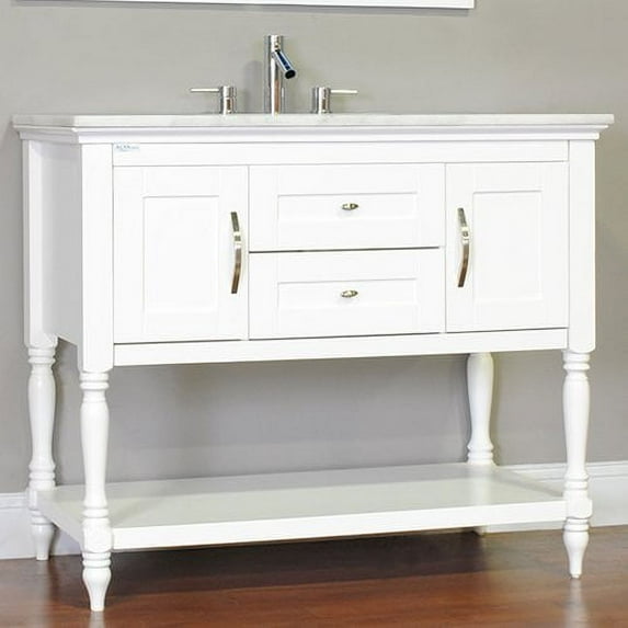 Alya Bath Hampton 42'' Single Contemporary Bathroom Vanity Set