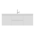 thumbnail image 1 of Alya Bath Paterno 60" Wood Single Wall Mounted Bathroom Vanity in White, 1 of 7
