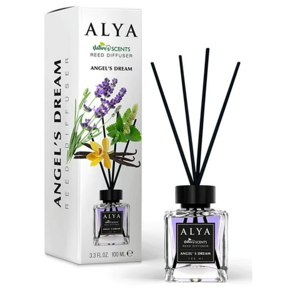 Alya Natural Scent Reed Diffuser 3.3oz Angel's