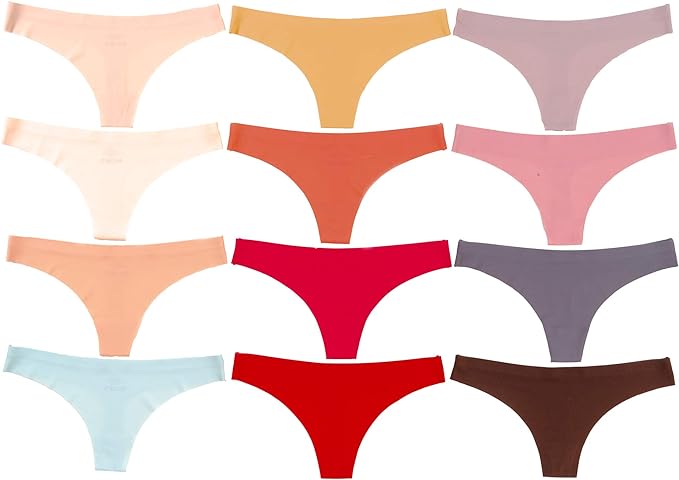 Alyce Intimates Pack of 12 Women's Laser Cut Thong - Walmart.com