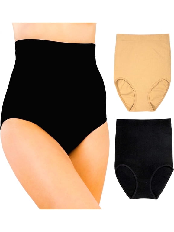 Seamless Womens High Waist Panty for Tummy and Shape Control