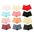 thumbnail image 1 of Alyce Ives Intimates All Lace Boyshort Panties, Pastels, L, 12 Pack, 1 of 4